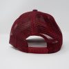 GOLD STAR HAT - Pit bull trucker hat unisex Burgundy cap - Image 4