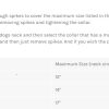 CoyoteCollar Black Dog Collars for Small Dog Breeds; Adjustable Spiked Dog Collar by CoyoteVest - Image 2