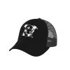QHAIYAOLUN Love My Pitbull Mesh Baseball Hat Adjustable Curved Brim Baseball Cap Unisex Black - Image 2
