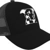 QHAIYAOLUN Love My Pitbull Mesh Baseball Hat Adjustable Curved Brim Baseball Cap Unisex Black