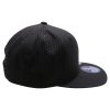 Pit Bull Premium Headwear Cambridge Perforated Mesh Flat Bill Brim Adjustable Snapback Hat Baseball Cap for Men & Women Black 117BK - Image 4