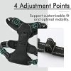 rabbitgoo Dog Harness, No-Pull Pet Harness with 2 Leash Clips, Adjustable Soft Padded Dog Vest, Reflective No-Choke Pet Oxford Vest with Easy Control Handle for Large Dogs, Black, L - Image 8
