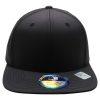 Pit Bull Premium Headwear Cambridge Perforated Mesh Flat Bill Brim Adjustable Snapback Hat Baseball Cap for Men & Women Black 117BK - Image 7