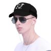 QHAIYAOLUN Love My Pitbull Mesh Baseball Hat Adjustable Curved Brim Baseball Cap Unisex Black - Image 5