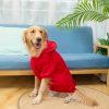 Basic Dog Hoodie - Soft and Warm Dog Hoodie Sweater with Leash Hole and Pocket, Dog Winter Coat, Cold Weather Clothes for XS-XXL Dogs - Image 3