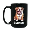 Customized Name English Bulldog Coffee Mug Gift For Men Women Dog Lover, Personalized English Bulldog Black Ceramic Mug 11 Oz 15 Oz, Unique Bull Lover Coffee Cup Gifts, English Bulldog Travel Tea Cup