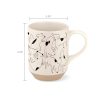Fringe Studio Nosey Dogs Spot Stoneware Mug, 12 fl oz, Natural (429011) - Image 2