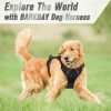 BARKBAY No Pull Dog Harness Front Clip Heavy Duty Reflective Easy Control Handle for Large Dog Walking(Black,L) - Image 2