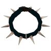 CoyoteCollar Black Dog Collars for Small Dog Breeds; Adjustable Spiked Dog Collar by CoyoteVest