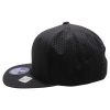 Pit Bull Premium Headwear Cambridge Perforated Mesh Flat Bill Brim Adjustable Snapback Hat Baseball Cap for Men & Women Black 117BK - Image 6