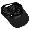 Pit Bull Premium Headwear Cambridge Perforated Mesh Flat Bill Brim Adjustable Snapback Hat Baseball Cap for Men & Women Black 117BK - Image 2