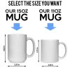 Personalized Red Nose American Pit Bull Coffee Mug, Every Snack You Make I'll Be Watching You, Customized Dog Mugs for Mom Dad, Gifts for Dog Lover, Mothers Day, Fathers Day, Birthday Presents - Image 2