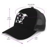 QHAIYAOLUN Love My Pitbull Mesh Baseball Hat Adjustable Curved Brim Baseball Cap Unisex Black - Image 7