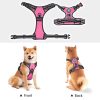 PoyPet No Pull Dog Harness, No Choke Front Clip Dog Reflective Harness, Adjustable Soft Padded Pet Vest with Easy Control Handle for Small to Large Dogs(Pink,M) - Image 4