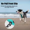 PoyPet No Pull Dog Harness, Reflective Comfortable Vest Harness with Front & Back 2 Leash Attachments and Easy Control Handle Adjustable Soft Padded Pet Vest for Small Medium Large Dogs (Mint Blue,M) - Image 7