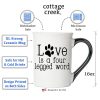 Cottage Creek 16oz Ceramic Coffee Mug, Dog Lover's Gift, Dog Mom, Dog Dad, Hand-Dipped Glaze, Microwave Safe, Dishwasher Safe, BPA Free - Image 9