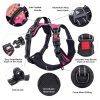 PoyPet No Pull Dog Harness, No Choke Front Clip Dog Reflective Harness, Adjustable Soft Padded Pet Vest with Easy Control Handle for Small to Large Dogs(Pink,M) - Image 6