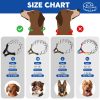 Supet Dog Prong Collar, Adjustable Dog Pinch Training Pinch Collar with Quick Release Buckle for Small Medium Large Dogs(Packed with One Extra Links) - Image 3