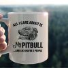 kunlisa Funny Pitbull Mug Cup,All I Care About is My Pitbull Ceramic Mug-11oz Coffee Milk Tea Mug Cup,Gifts For Dog Lovers Pitbull Mom Dog Mom Women Teen Girls,Pet Lovers Gifts - Image 4