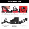 PHOEPET No Pull Dog Harness Medium Reflective Front Clip Vest with Handle,Adjustable 2 Metal Rings 3 Buckles[Easy to Put on & Take Off](M, Red) - Image 5