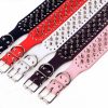 KocaPlye Spiked Dog Collar Rivet Studded Adjustable PU Leather Spikes Collar for Medium Large Dogs 2" Wide Spike Collars - Image 4