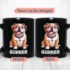 Customized Name English Bulldog Coffee Mug Gift For Men Women Dog Lover, Personalized English Bulldog Black Ceramic Mug 11 Oz 15 Oz, Unique Bull Lover Coffee Cup Gifts, English Bulldog Travel Tea Cup - Image 7