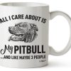 Pitbull Mom Gifts Mug For Christmas Women Men Dad Decor Lover Decorations Stuff I Love Pitbull Coffee Accessories Talking Art Apparel Funny Birthday Gift Home Supplies Products Dog Coffee Cup Mugs