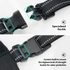 PHOEPET 2019 Upgraded No Pull Dog Harness, Reflective Adjustable Vest, with a Training Handle + 2 Metal Leash Hooks+ 3 Snap Buckles +4 Slide Buckles(L, Pink) - Image 4