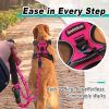 BARKBAY No Pull Pet Harness Dog Harness Adjustable Outdoor Pet Vest 3M Reflective Oxford Material Vest for PINK Dogs Easy Control for Small Medium Large Dogs (L) - Image 8