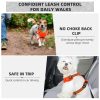 Juqiboom No Pull Dog Harness with A Free Heavy Duty 5ft Dog Leash, Adjustable Soft Padded Dog Vest, Reflective No-Choke Pet Oxford Vest with Easy Control Handle for Small and Large Dogs(Orange, Small) - Image 4