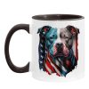 Tuantuyetvoi American Pitbull Terrier USA Flag Patriotic Dog Cups Acent Coffee Mug 11oz