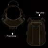 ICEFANG GN1 Reflective Tactical Dog Harness Large sized,Military-Style MOLLE K9 Dog Vest with 2X Metal Buckles,Adjustable Pet Harness, No Pulling Front Leash Clip (Large (Pack of 1), Brown) - Image 5