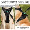BARKBAY No Pull Dog Harness Front Clip Heavy Duty Reflective Easy Control Handle for Large Dog Walking(Black,L) - Image 9