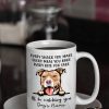 Personalized Red Nose American Pit Bull Coffee Mug, Every Snack You Make I'll Be Watching You, Customized Dog Mugs for Mom Dad, Gifts for Dog Lover, Mothers Day, Fathers Day, Birthday Presents - Image 4