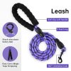 IVY&LANE No Pull Dog Harness for Medium Dogs, Dog Vest Harness with Leash, Safety Belt and Storage Strap, Fully Adjustable Harness, 360° Reflective Strip, Soft Handle (Purple, M) - Image 7