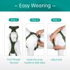 PoyPet Reflective Soft Breathable Mesh Dog Harness Choke-Free Double Padded Vest with Adjustable Neck and Chest(Military Green,M) - Image 3