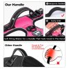 PoyPet No Pull Dog Harness, No Choke Front Clip Dog Reflective Harness, Adjustable Soft Padded Pet Vest with Easy Control Handle for Small to Large Dogs(Pink,M) - Image 5