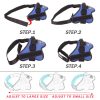 Bolux Dog Harness, No-Pull Reflective Dog Vest, Breathable Adjustable Pet Harness with Handle for Outdoor Walking - No More Pulling, Tugging or Choking (Blue, S) - Image 5