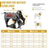 OneTigris Adjustable Tactical Dog Harness with Handle Full Body Dog Vest for Hiking Training Outdoor(Grey,Small) - Image 5