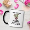 Casitika Pitbull Mug. 11 Oz Pit Bull Dad Coffee Cup. Proud Parent Of A Pitbull Dog Who Sometimes Drives Me Crazy And That's Ok. Idea Gifts For Mom On Her Birthday. - Image 4