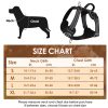 SlowTon No Pull Dog Harness, Heavy Duty No Choke Pet Harness with 2 Leash Clips and Easy Control Vertical Handle, Adjustable Soft Padded Dog Vest for Small, Medium and Large Dogs(Black,X-Large) - Image 8