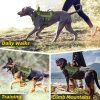 WINGOIN Tactical Dog Harness for Large Dogs, Heavy Duty No Pull Dog Harness with Handle, Adjustable Reflective Military K9 German Shepherd Big Size Dog Vest for Training, Walking, Hiking, Green (L) - Image 3