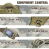 Auroth Tactical Dog Harness for Large Dogs No Pull Adjustable Pet Harness Reflective K9 Working Training Easy Control Pet Vest Military Service Dog Harnesses Army Yellow L - Image 7