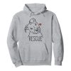 Rescue Dog, Pitbull, Rescue Mom, Adopt Don't Shop, Pittie Pullover Hoodie