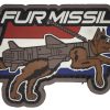 Mil-Spec Monkey Fur Missile PVC Morale Patch (Full Color)