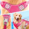 BARKBAY No Pull Dog Harness Large Step in Reflective Dog Harness with Front Clip and Easy Control Handle for Walking Training Running with ID tag Pocket(Pink,L) - Image 3