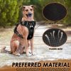 SlowTon No Pull Dog Harness, Heavy Duty No Choke Pet Harness with 2 Leash Clips and Easy Control Vertical Handle, Adjustable Soft Padded Dog Vest for Small, Medium and Large Dogs(Black,X-Large) - Image 5