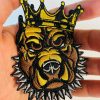 World of Patches Pitbull Terrier Dog Breed Crown Iron on Sew on Embroidered Patch Applique for DIY Iron on Patch on Clothes - Image 4