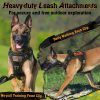 rabbitgoo Dog Harness for Large Dogs No Pull, Tactical Service Dog Vest with Molle and Control Handle, Adjustable and Reflective Military Pet Harness for Easy Walking and Training, Black, L - Image 5