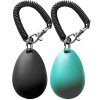 HoAoOo Pet Training Clicker with Wrist Strap - Dog Training Clickers (New Black + Blue) - Image 6